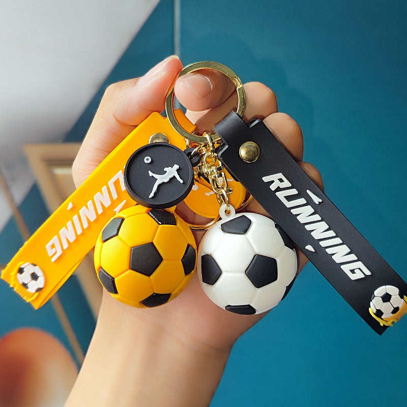 Wholesale Simulated football keychain bag pendant